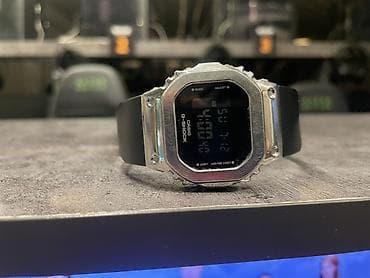 Аксессуары: Casio G-Shock GM-S5600, квадратная серия с металлическим безелем и — 1