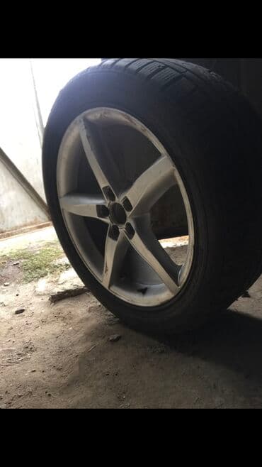 Колеса в сборе 255 / 45 / R 18, Зима, Б/у, Комплект, Легковые, Литые, отверстий - 5