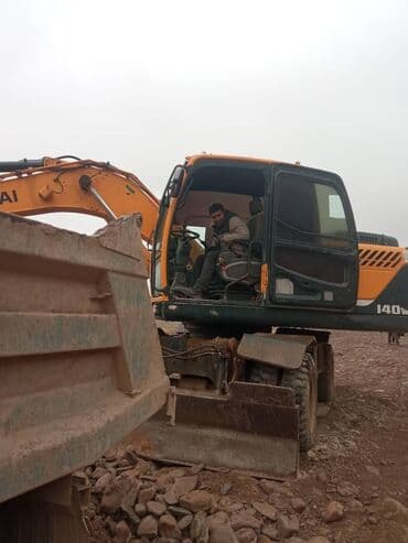 вольво робут: Экскаватор, Hyundai, Дөңгөлөктүү — 1