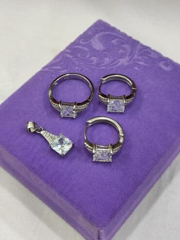 свадебное платье для высокой невесты: Серебряный набор  под Карьтие Серебро 925 пробы Размеры имеются — 4