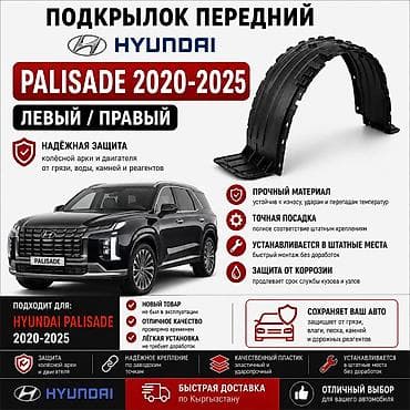 2020: 🚙 Подкрылок передний Hyundai Palisade 2020–2025 Левый и правый — 1