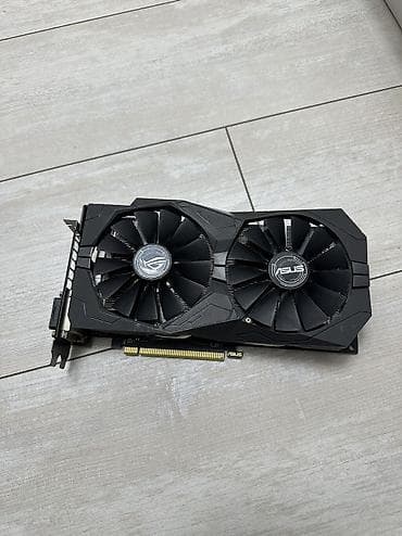 Видео карта, Колдонулган, Asus, Radeon RX, 8 ГБ, ПК үчүн