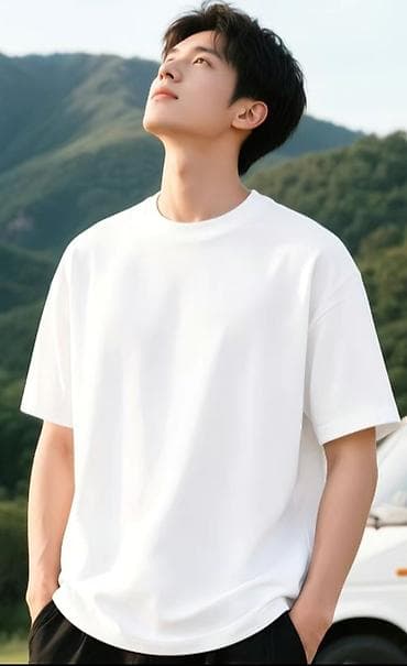 футболка мужская termit: Базовая мужская футболка, белая — 1