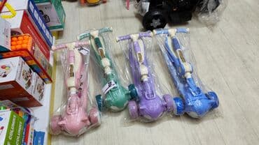 универсальные трехколесные коляски: Детский самокат, Трёхколёсный, Новый — 6