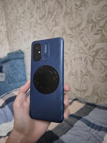 Redmi, Redmi 12C, Б/у, 128 ГБ, цвет - Синий, 2 SIM