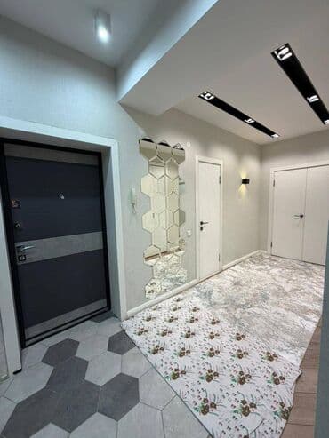 квартира в джалал абаде аренда: 3 комнаты, 95 м², Элитка, 13 этаж, Евроремонт — 2