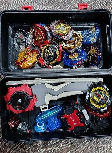 заказать бейблейд: Набор бейблейдов в чемоданчике б/у с ареной. Сам набор брали около — 1