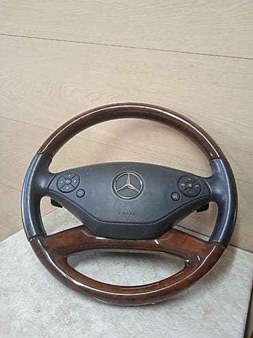 Автозапчасти на Мерседес-бенц Руль на мерседес-бенц w221. Руль дерево