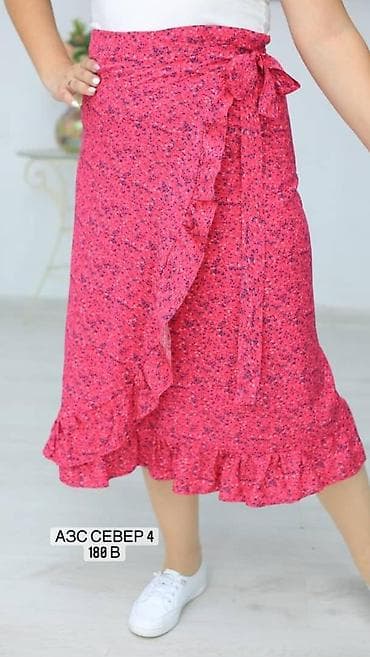 юбка 52: Юбка . Дорогой Штапель. Размеры:52/58. ВОЗВРАТА и ОБМЕНА НЕТ — 4