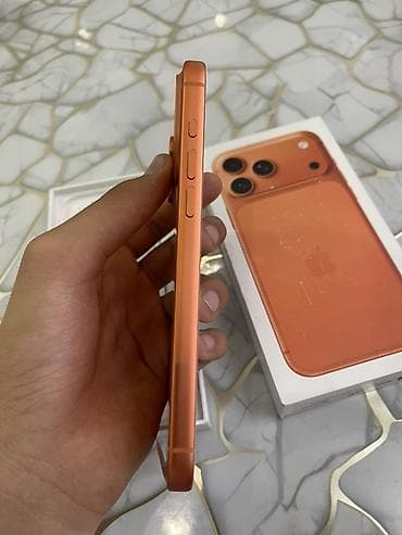 iphone xs mac: IPhone 17 Pro Max, Б/у, 256 ГБ, Оранжевый, Зарядное устройство, Кабель, Коробка, 100 % — 2
