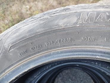 цепи на шины: Комплект из 4 шин Goodyear Assurance.Б/У летние покрышки. - Размер — 3