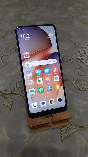 Redmi, Redmi Note 12, Б/у, 128 ГБ, цвет - Голубой, 2 SIM