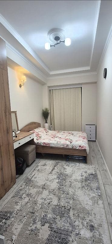 квартира ош долгий срок: 2 комнаты, С мебелью полностью — 4