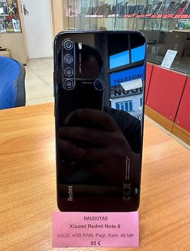 redmi note 11 pro plus: Redmi, Redmi Note 8, 64 ГБ, цвет - Черный — 1