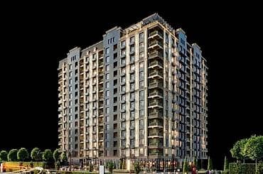 ихлас 1 ком кв: 2 комнаты, 58 м², Южная Магистраль Элитка, 3 этаж, ПСО (под самоотделку) — 3
