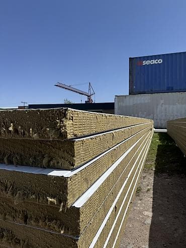 Сэндвич-панели изоляционные: Сэндвич-панели с утеплителем из минеральной (каменной) ваты — 3