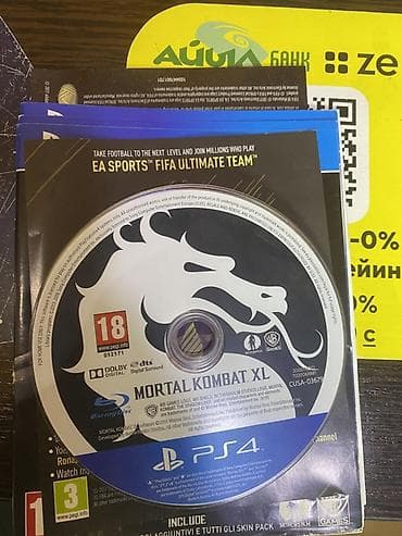 Диски для PlayStation 4 (Blu-ray) Каждая по 1000 сом, все вместе отдам