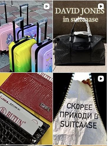 Аксессуарлар: Чемоданы на 4 колесах – выбор цветов и размеров - Корпус: жесткий — 4