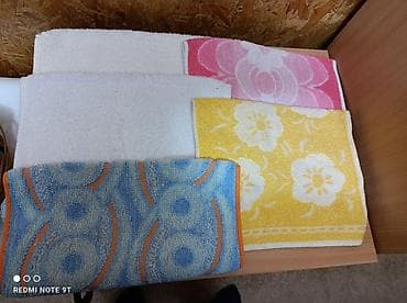 Набор махровых полотенец различного дизайна. - Тип: махровые