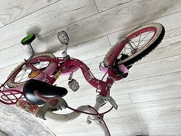 Балдар транспорту: Балдар үчүн велосипед, 2 дөңгөлөктүү, 3 - 4 жаш, Кыз үчүн, Колдонулган — 10