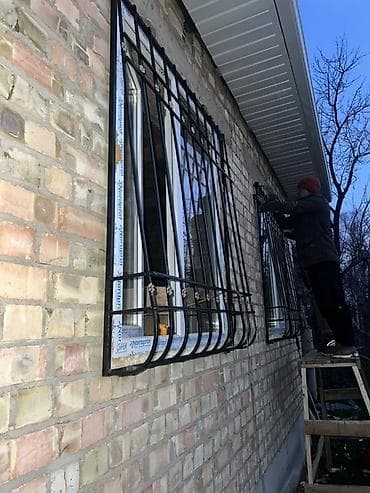 оконные решетки: Решетки для окон, Кованные, На заказ, Бесплатная установка — 2