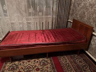 Односпальная кровать с матрасом. - Размер спального места