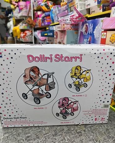 кукла с коляской: Коляска для кукол FeiLi Dollri Starri — Deluxe Doll Pram - Игровая — 2