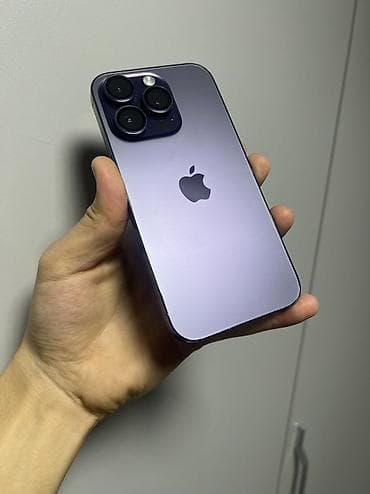huawei телефон: IPhone 14 Pro, Б/у, 256 ГБ, Deep Purple, 82 % — 3