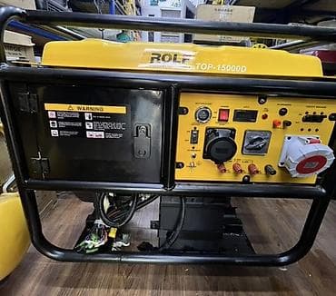 Генераторы: Дизелный генератор ROLF TOP-15000D Основные характеристики: - Мощная — 1