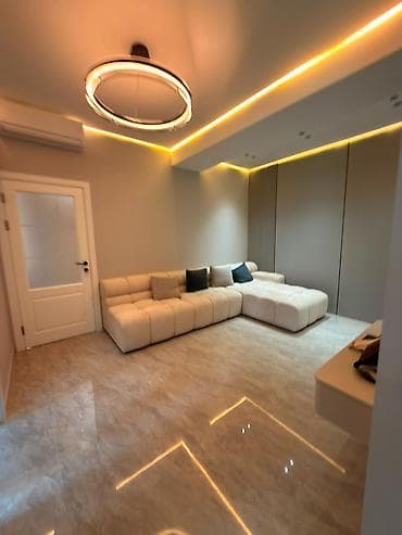 2 комнаты, 84 м², Элитка, Ак-Кеме (старый аэропорт) Элитка, 12 этаж, Дизайнерский ремонт