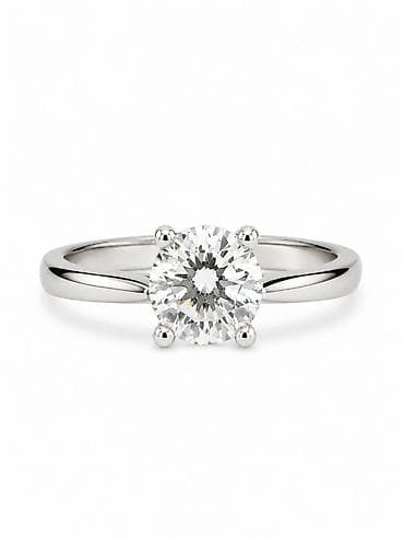Личные вещи: Кольцо «Royal Solitaire» из белого золота 750 Артикул: 26608 Бренд — 2