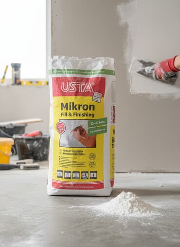 наполнитель бумажный: Шпаклевка USTA, Гипсовая, Сухая — 1