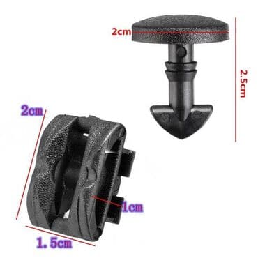 набор ключей force купить: Зажим буксировочный - 2 шт, для заднего бампера -Цвет: черный — 2