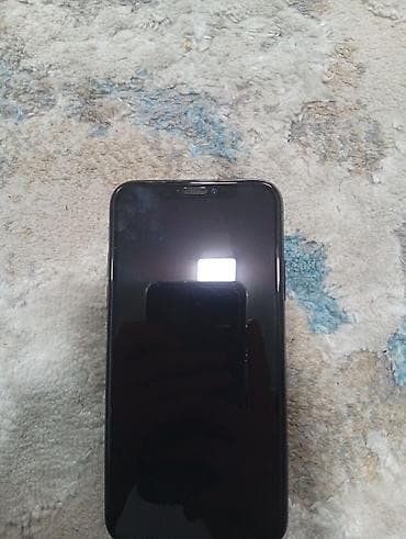 IPhone X, Б/у, 64 ГБ, Space Gray, Чехол, 100 %