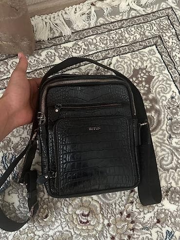 сумка для пиццы: Классическая сумка, Butun, Материал: Натуральная кожа, Застежка на молнии, Мужские, Б/у — 1