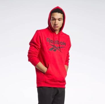 Толстовки: Reebok. Флисовый Пуловер С Логотипом Reebok Identity.ХУДИ BETTER — 4