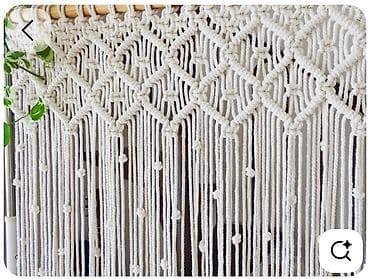 коса ручной: Занавеска для дверей, Хлопок, Готовое изделие — 4