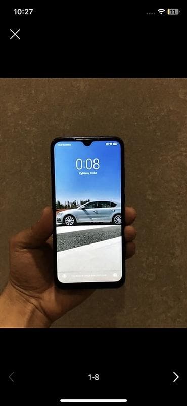 hdd 2000gb: Redmi, Redmi Note 8, Б/у, 64 ГБ, цвет - Синий, 2 SIM — 1