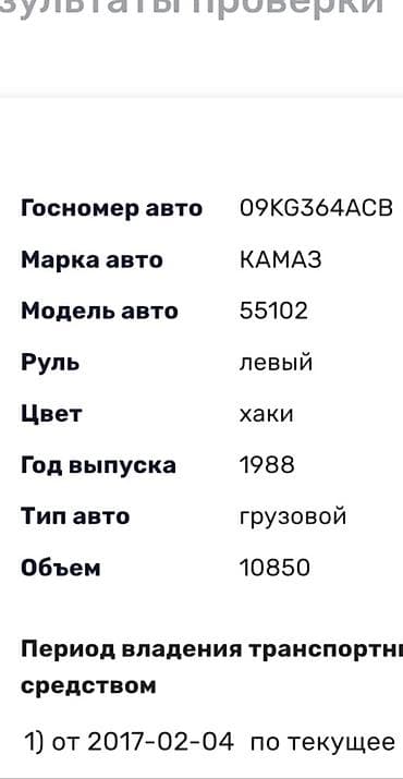 мос газ 53: Самосвал КамАЗ 6x4 - Конфигурация: трехосный самосвал (6x4). - Кузов — 8