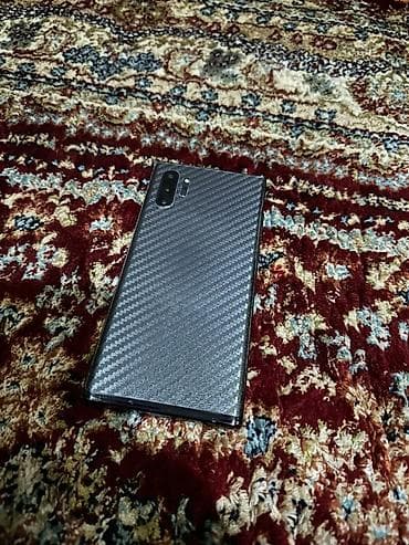 Samsung Note 10 Plus, Б/у, 256 ГБ, цвет - Черный, 1 SIM