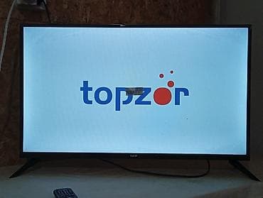 Техника жана электроника: Смарт‑телевизор Topzor - Диагональ экрана: примерно 40–43" (узкие — 3