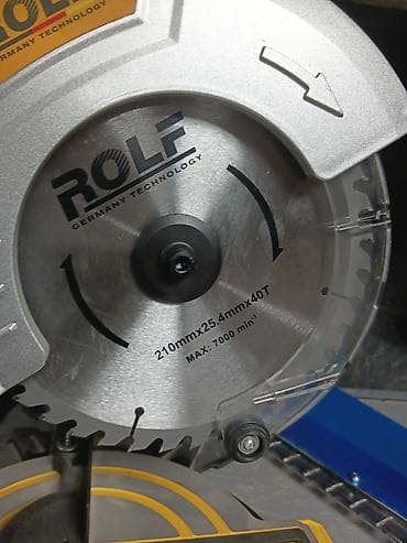 уголник: Торцовочная пила ROLF TOP-210Q - Диаметр пильного диска: 210 мм - — 7