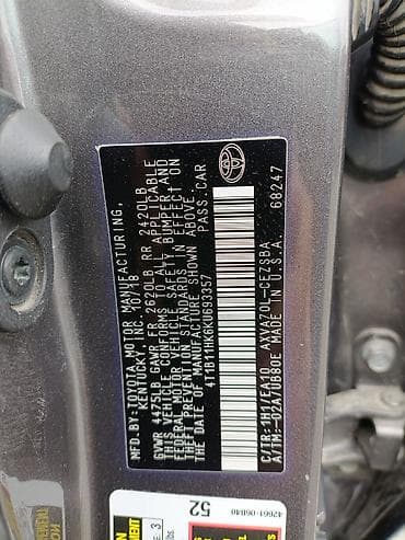4 4 вд: Toyota Camry: 2018 г., 2.5 л, Автомат, Седан — 5