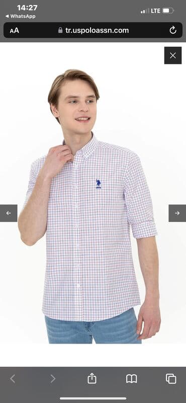 Рубашки: НОВАЯ рубашка Оригинал U.S.Polo Заказали онлайн не подошел размер XL — 3