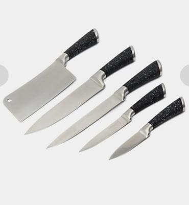 Ножи: Набор кухонных ножей Vicalina VL-540B — 9 предметов на поворотной — 4