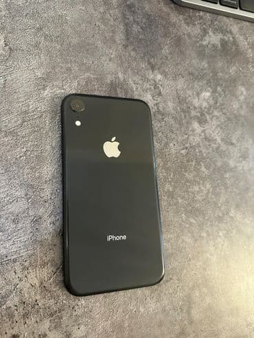 щелочные аккумуляторы: IPhone Xr, Б/у, 128 ГБ, Черный, 80 % — 2