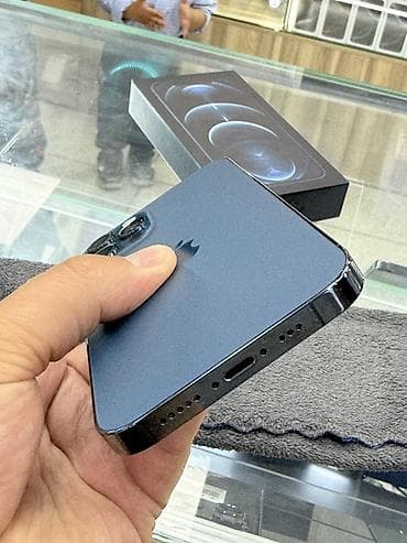 mi 7: IPhone 12 Pro, Б/у, 128 ГБ, Pacific Blue, Коробка, 79 % — 9