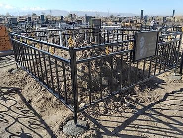 Деревянные заборы: Деревянная ограда для могилы - Материал: массив древесины — 6