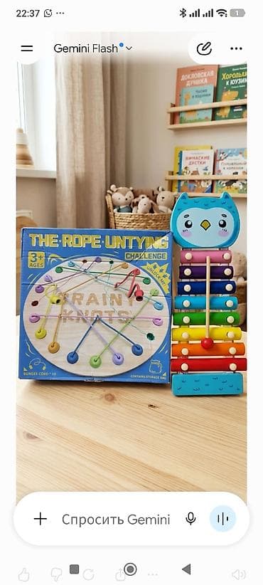 Набор развивающих игрушек для детей 3+ 1) Головоломка The Rope