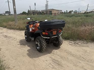 квадрики: Квадроцикл CFMOTO x8Efi eps 4x4, двухместный, оранжево‑чёрный. 2014 — 7